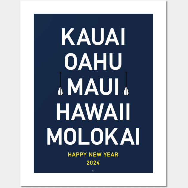 Hawaii Hawai Maui Molokai Aloha Honolulu USA Surf Pacific Wall Art by PB Mary